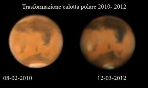 Trasformazione calotta polare 2010 2012