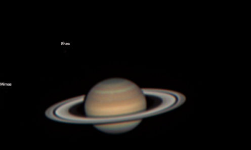 Saturno con Satelliti 10 05 2012 h 21 45 UT