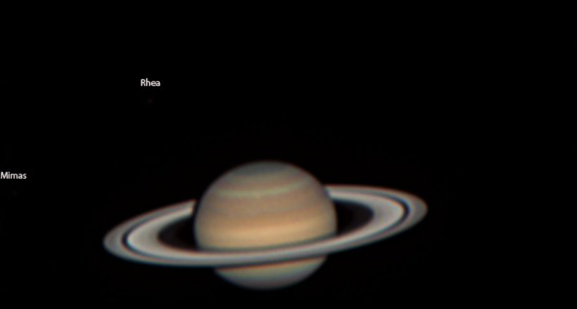 Saturno con Satelliti 10 05 2012 h 21 45 UT