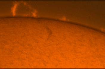 Sole Falsi colori 12-06-28 08-57-15 UT Solar max 40 mm