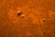 Macchia Solare  f.s numeri  12-07-10 09 H-27-44UT