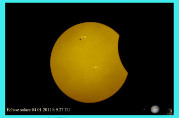 Eclisse Solare 2011 01 04 UT 09 27