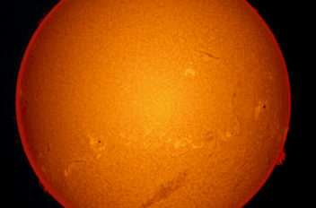 Sole H-alfa  13-08-19 09-25-08 UT 07 25 08 