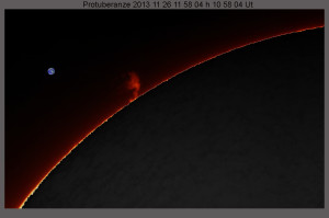 Protuberanze  13-11-26 11-58-04 h 10 58 04 UT