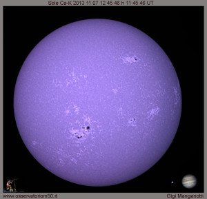 Sole Ca-K 13-11-07 12-45-46 h 11 45 46 UT