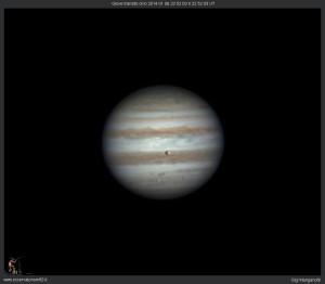 Giove transito Io 14-01-06 23-52-03 h22 52 03 UT