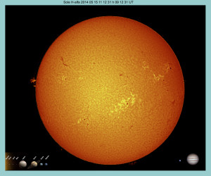 Sole H-alfa 14-05-15 11-12-31 h 09 12 31 UT