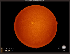 Sole H-alfa -1