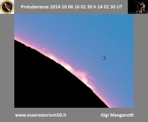 Protuberanze  14-10-06 16-02-30 h 14 02 30 UT