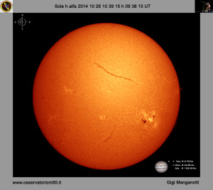 Sole H-alfa 14-10-26 10-38-15 h 09 38 15 UT