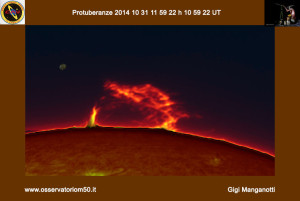 Protuberanze  14-10-31 11-59-22 h 10 59 22 UT