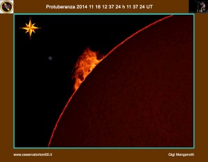 Protuberanze 14-11-16 12-37-24 h 11 37 24 UT