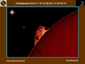 Sole Protuberanza 14-11-16 12-30-33 h 11 30 33 UT