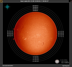 Sole H-alfa 14-12-09 12-09-35 h 11 09 35 UT