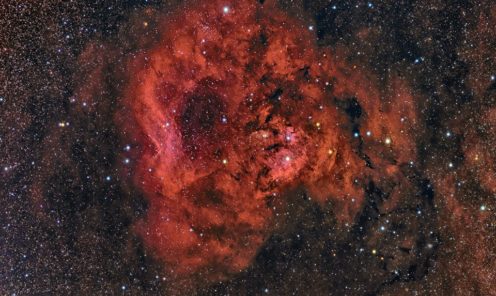 NGC 7822 e Cederblad 214  Autore Maurizio Cabibbo 