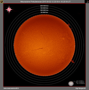 Misurazione protuberanze 15-04-02 12-20-54 h 10 20 54 UT