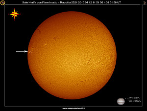 Sole H-alfa  15-04-12 11-51-56 h 09 51 56 UT