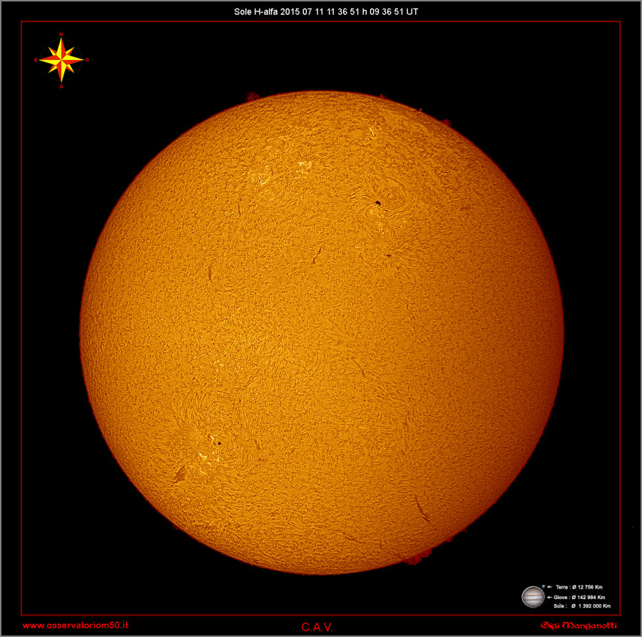 Sole H-alfa 2015 07 11 -11 36 51 h 09 36 51 UT