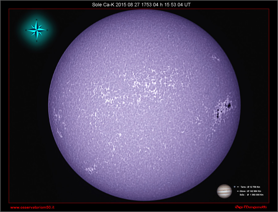 Sole Ca-K  15-08-27 17-53-04 h 15 53 04 UT