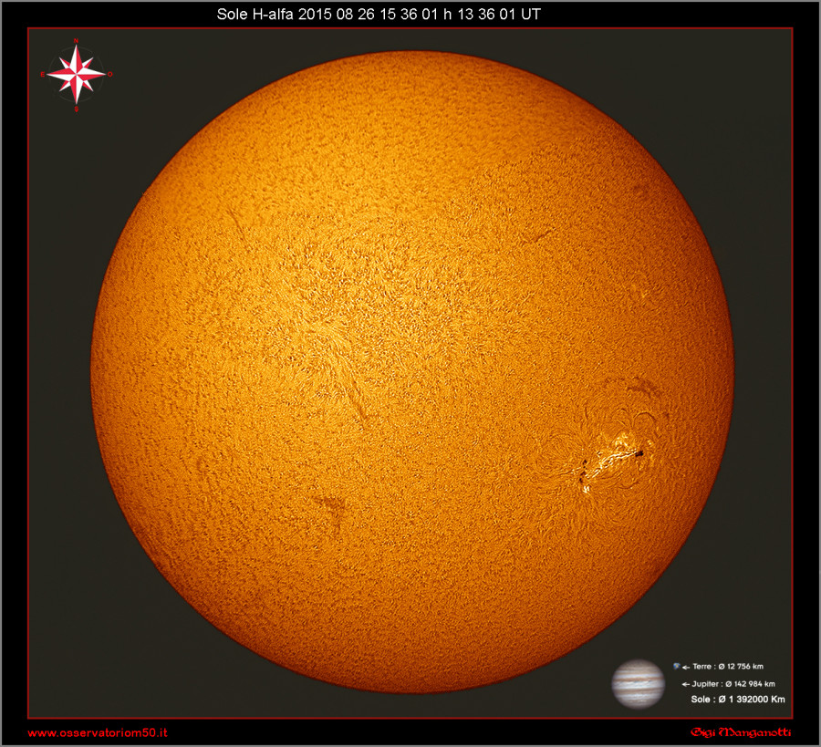 Sole H-alfa   15-08-26 15-36-01 h 13 36 01 UT