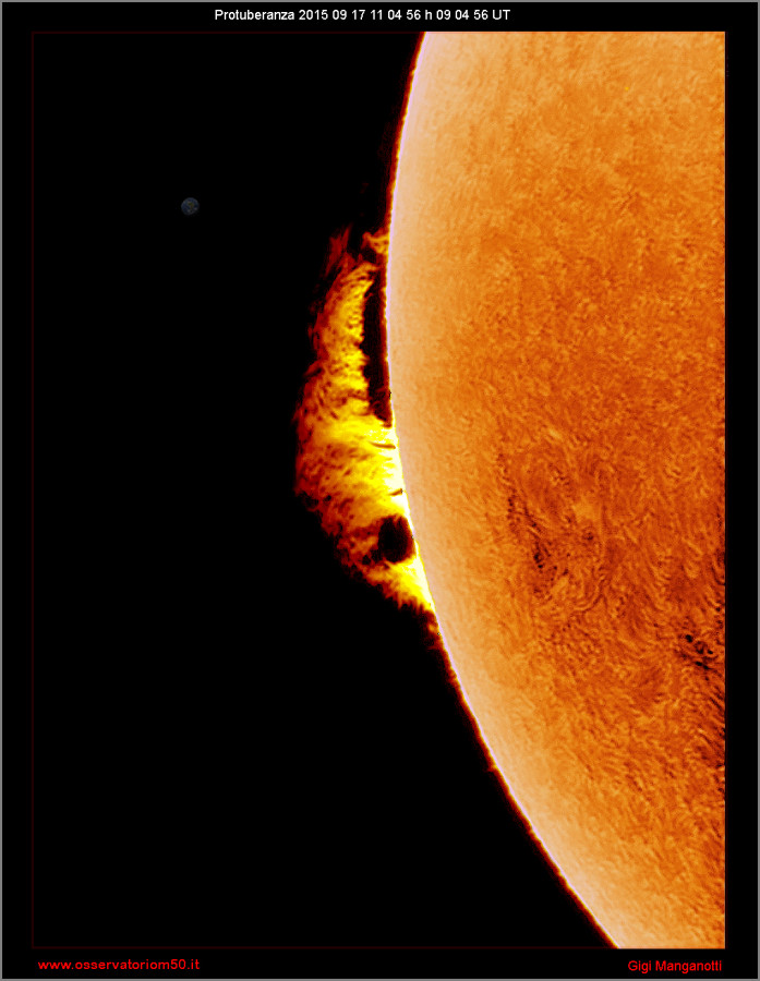 Protuberanze solari b15-09-17 11-04-56 h 09 04 56 UT