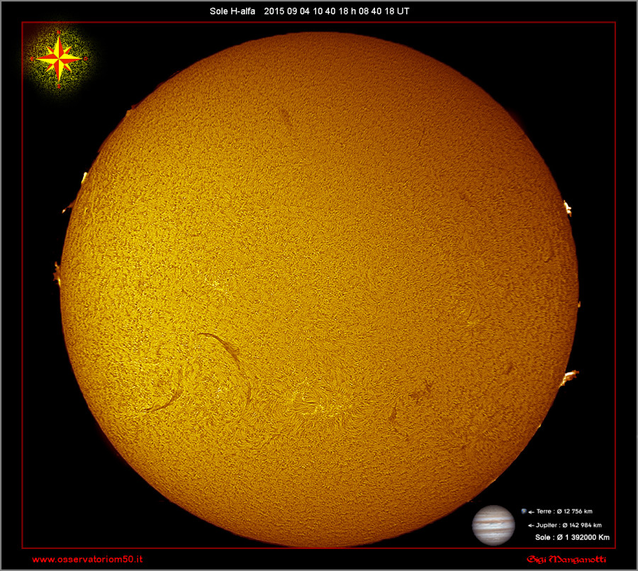 Sole H-alfa  15-09-04 10-40-18 h 08 40 18 UT