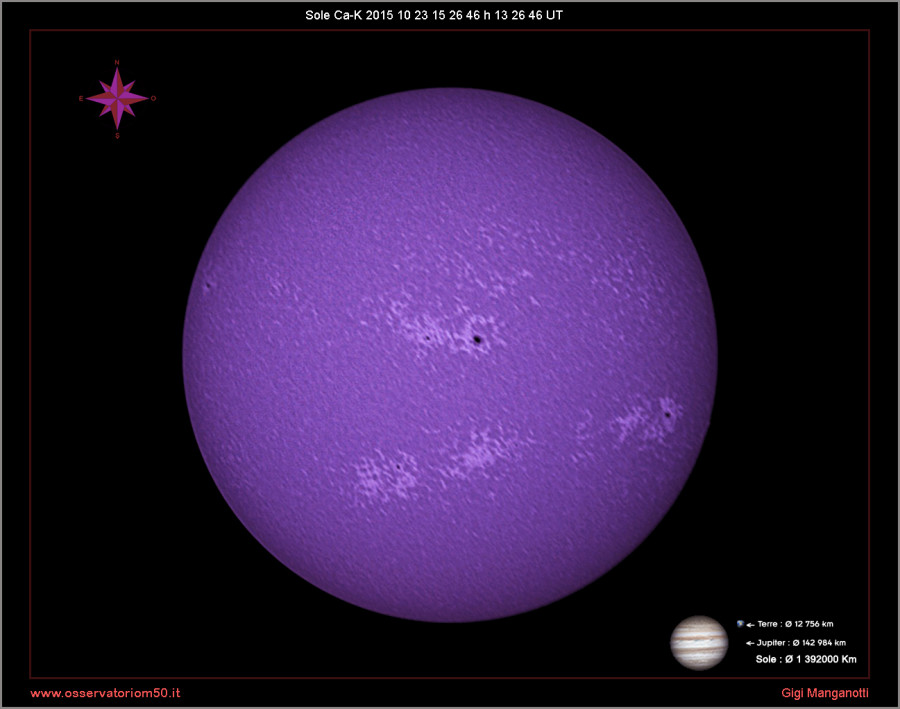 Sole Ca-K  15-10-23 15-26-46 h 13 26 46 UT