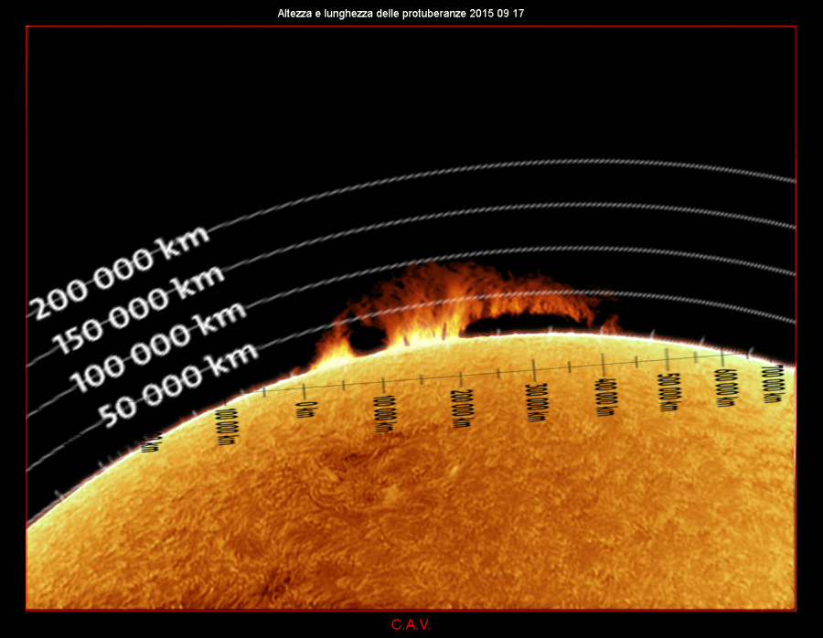 altezze Protuberanze solari blanc 15-09-17 11-04-56 h 09 04 56 UT