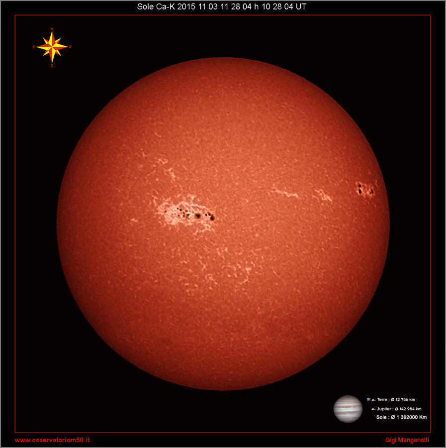 Sole Ca-K  15-11-03 11-28-04 h 10 28 04 UT