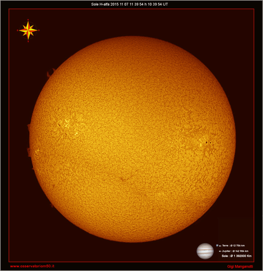 Sole H-alfa non 15-11-07 11-39-54 h 10 39 54 UT