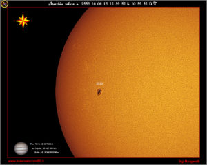 Macchia solare 2553  16-06-13 12-59-52 h 10 59 52 UT