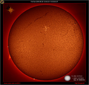 Full Sun naturale  2016 05 25 12 03 02 h 10 03 02 UT